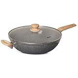 Panela Wok Cinza Escuro Oster