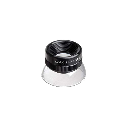 PEAK TS1964 Fixed Focus Loupe, 22X Magnification, 0.75 Lens Diameter, 0.4 Field View by START International