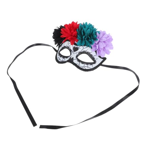 LIFKOME 1pc Flowered Carnival Mask for Women Unique Masquerade Costume Accessory for Festivals Parties and Celebrations Comfortable Eye-catching Design for Photo Opportunities