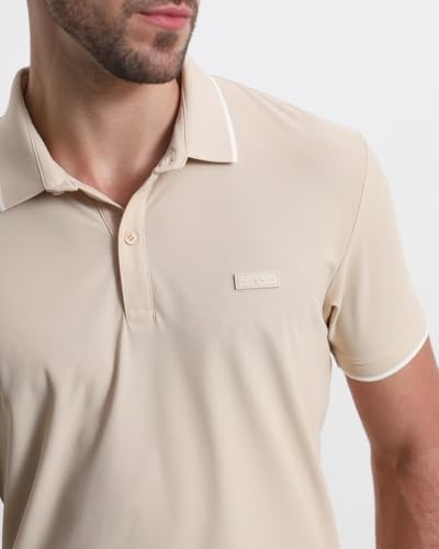 Image of MUFTI Black Solid Polo T Shirt