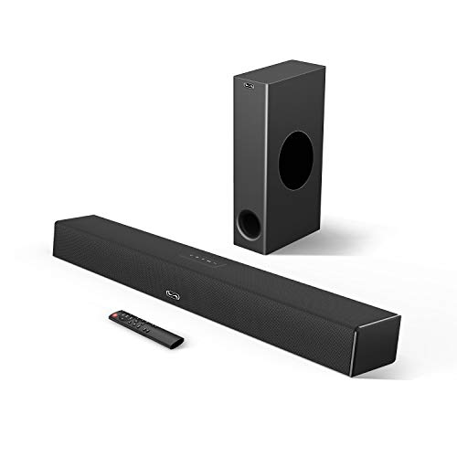BESTISAN 80 Watts Sound Bar with HDMI Port (28 inch Black)