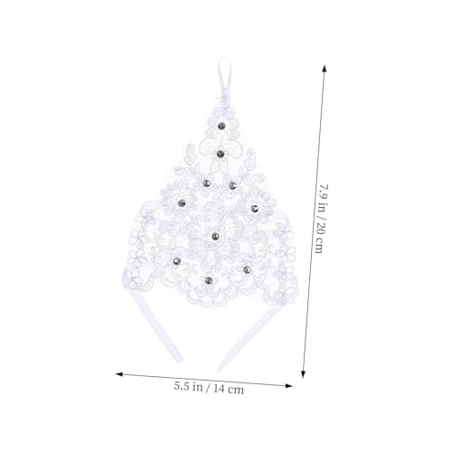 1Pair Fingerless Lace Gloves Elegant Performance Gloves for Flower Stage Wedding Events Comfortable Easy to Wear for Cosplay Costume Parties2