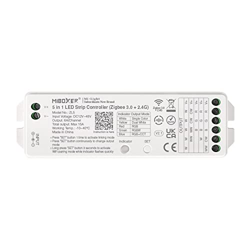 ★★【CONTROLLO VOCALE】Questo controller funziona con Alexa Echo Plus, Google Home, controlla la tua striscia luminosa a led parlando con Amazon Alexa, puoi accendere/spegnere, cambiare il colore, attenuare/illuminare le luci della striscia led .