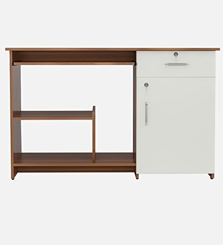 Image of COUCH CULTURE Zanko Engineered Wood Study Table | Multi-Purpose Study Table | Computer Table for Students | Office Table with Drawers | Desk for Work from Home | 1 Year Warranty - Leon Teak