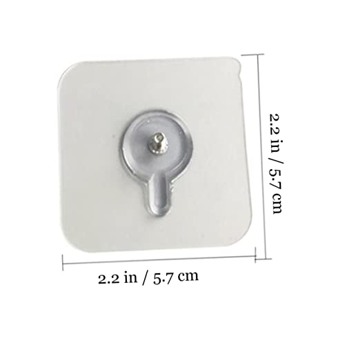 Image of Cabilock Photo Frame Hanging Hooks Without Nails 10pcs Traceless Hooks Kit Non-Trace Picture Hangers for Home Office No Mark on Wall