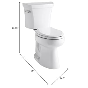 Kohler39790highlinecomfortheighttwopieceelongated16gpfchairheighttoilet Urban Country Home Decor Kohler 3979 0 highline comfort height two piece elongated 16 gpf chair height toilet urban country home decor