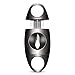 Demcigar V-Cut Cigar Cutter, Stainless Steel Sharp Blade Cigar Guillotine Scissors for Men(Grey)