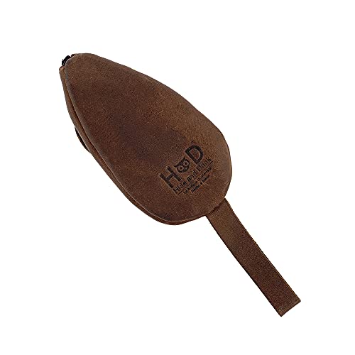 Hide-Drink-Mouse-Shaped-Coin-Pouch-Change-Pouch-Pocket-Case-for-Coins-Travel-Accessory-Full-Grain-Leather-Handmade-Bourbon-Brown