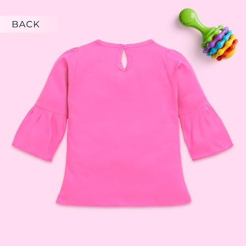 Image of LuvLap Baby Girls 100% Cotton Full Sleeve Girls Top, Pack of 02