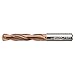 Walter Tools A3399XPL-11.55 X?treme 11.55 mm Solid Carbide Coolant Through Drill, 56 mm Length of Cut, 57.75 mm Maximum Cut Depth, 71 mm Extension Length, 118 mm Overall Length