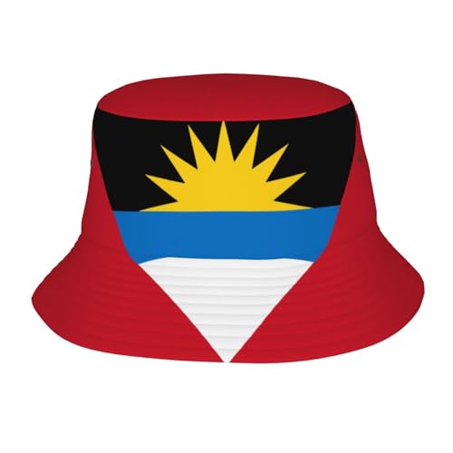 HACXZ Casquette de pêcheur d'Antigua-et-Barbuda, Chapeau Drapeau d'Antigua-et-Barbuda, Chapeaux bob Belges pour Femmes et Hommes