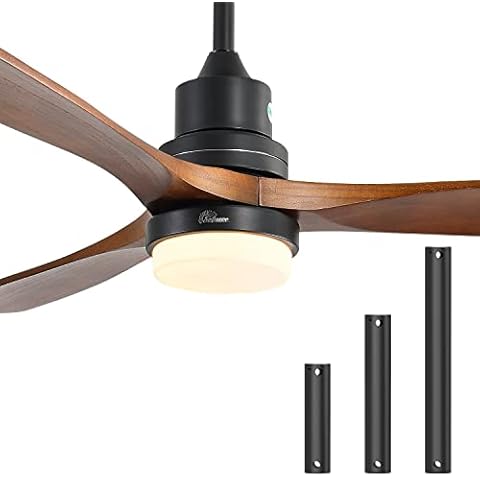 Sofucor 52" Ceiling Fan with Lights and Remote Control Cover