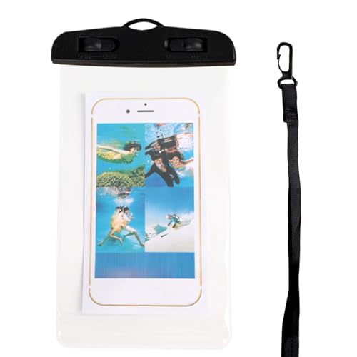 Genérico Impermeable para Teléfono,Soporte Transparente para Pantalla Táctil | Celular para Natación - para Crucero Vacaciones Running Camping Buceo Viajes Playa Natación Kayak
