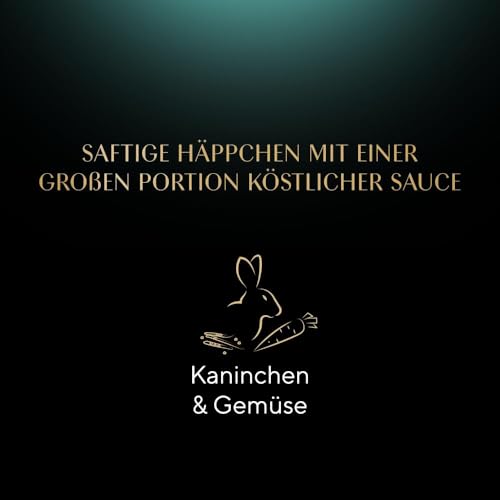 SHEBA Schale Nassfutter für Katzen Sauce Collection mit Kaninchen und Gemüse 2 x 11 x 85g
