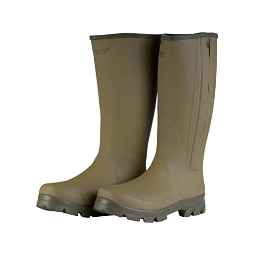Jack Pyke - Bottes de Pluie Ashcombe - à Fermeture Éclair - 43