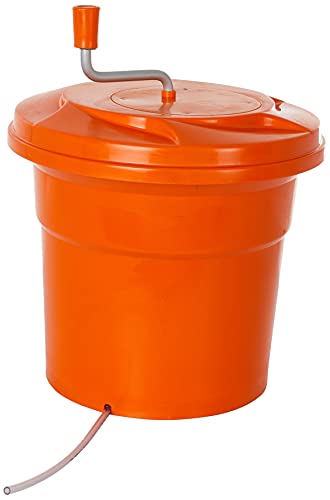 Foto von SARO Salatschleuder – 25 L – Stoßfestes Kunststoffgetriebe – Spülmaschinengeeignet – Ø 430 mm – Für schonendes Trocknen – Modell RENA 251
