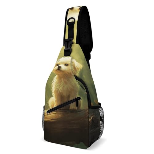 Mochila bandolera deportiva para viaje y senderismo miniatura 1