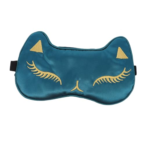 GRADENEVE 1個 ゴーグル eye mask eye patch shadows シェーティング 睡眠のための目隠し 女性睡眠 アイパッチ スリーピングアイ シルク Green