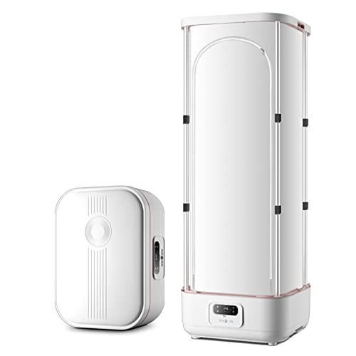 Secadora de ropa eléctrica plegable a vapor, máquina de secado rápido de 850 W, plancha automática, secadora de armario plegable con control remoto para apartamentos, autocaravanas u otras empres