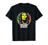 Bob Marley Logo Badge Reggae Musique par Rock Off T Shirt