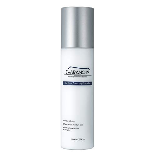 DeARANCHY Moisture Boosting Emulsion 5.07 fl.oz/Ceramide, Centella Asiatica Extract, Madecassosside, Sparkling Spa Water, Natural Ingredients/K-Beauty