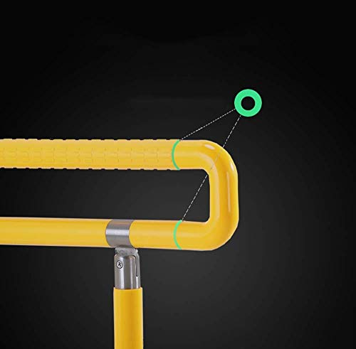 Grab-Bars-Grab-Bars-Handle-Safety-Support-Hand-Rails-Bathroom-Handrails-Safety-Folding-Grab-Bar-Toilets-Elderly-Disabilities-Stainless-Steel-Handrails-Wall-mou-Yellow-60CM70CM