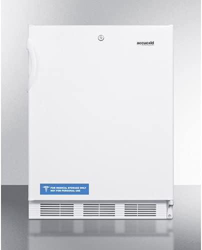 Summit Medical Freestanding Refrigerator-Freezer in ADA Counter Height AL750L