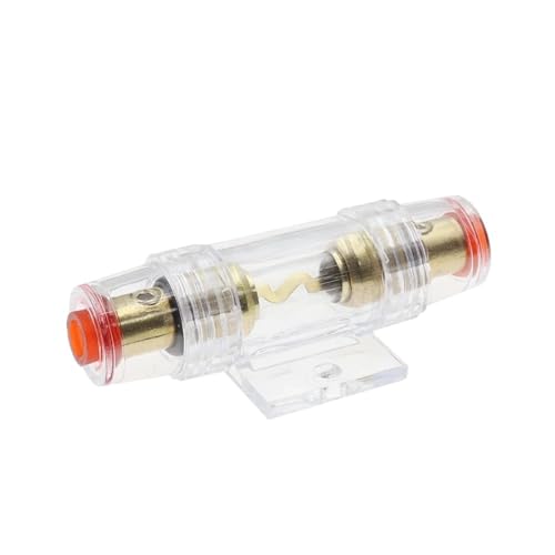 Porte-fusible plaqué or pour câble d'amplificateur et audio de caisson de basses