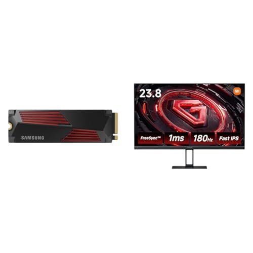 Samsung 990 PRO ヒートシンクモデル 2TB PS5動作確認済み PCIe 4.0(最大転送速度 7,450MB/秒) NVMe M.2 MZ-V9P2T0G-IT/EC 国内正規保証品+Xiaomi ゲーミングモニター G24i 23.8イ