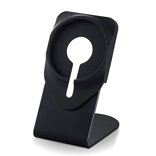 �G���R�� �X�}�z�X�^���h �yMagSafe�[�d����͂߂Ďg���z iPhone12�V���[�Y�Ή� �A���~�j�E�� �u���b�N AMS-DSCHALBK