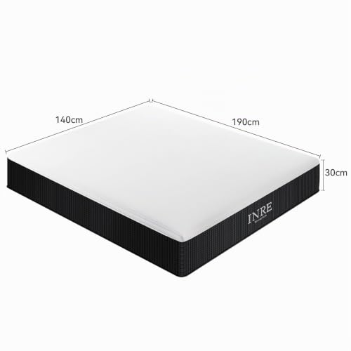Matelas mémoire de forme 140x190 cm 7 zones INRE