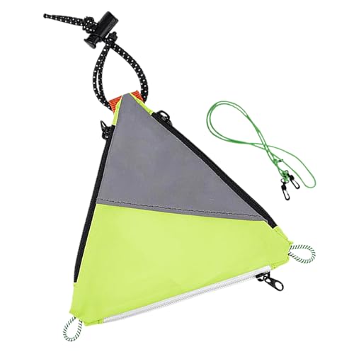 Uhngw Bolsa de Almacenamiento en Bicicleta, Bolsa de Ciclismo - Bolsa de triángulo Reflectante Trasero - Accesorios para Bicicletas de triángulo Impermeables Debajo de la Mochila para Hombres y