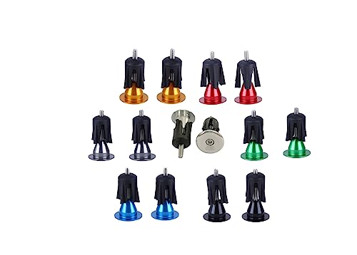 Plugues de extremidade de guidão de bicicleta de alumínio adequados para a maioria das bicicletas, b