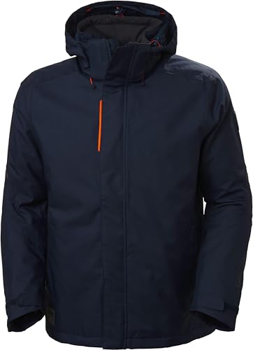 Helly-Hansen Kensington Insulated Winter Jacket For Men - Lightweight Waterproof Breathable Insulation - Detachable Hood