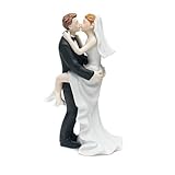 Weddingstar Kissing Couple Bride and Groom Figurine Cake Topper - Customizable