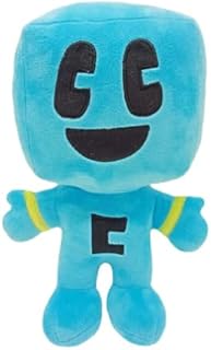 Craftee Plush Toy, 11in/28cm Craftee Little Buddy Plush, Game Cartoon Anime Square Blue Dolls, Soft Stuffed Throw Pillow Plushie Dolls for Game Fans Surrounding Gift and Kids Friends Gifts