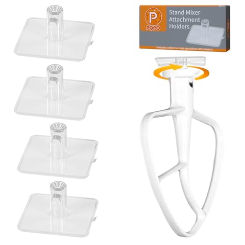 Halter für Standmixer Zubehör, kompatibel mit Kitchen Aid Mixer Zubehör (transparent)