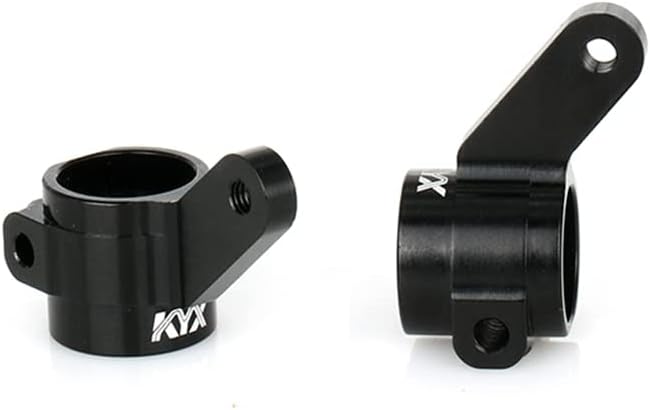 KYX Racing CNC Machined Aluminum Steering Blocks Left & Right Steering Knuckles Upgrades Parts Accessories for RC Crawler Car Traxxas 1/10 Drag Slash 1967 C10