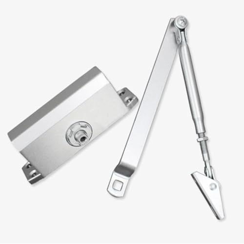 Cierrapuertas automático de aluminio duradero para puertas de madera de 50kg 7