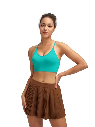 Image of RUNNING GIRL Sports Bras for Women,Sexy Crisscross Back Seamless Supportive Sports Bra Medium Support with Removable Pads