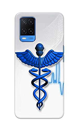 Image of Printed Hard Back Cover Case for Oppo A54 4G Back Cover (Medical Doctor) -1803