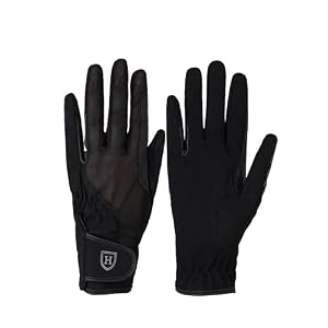 Harrison Howard Women’s Horse Riding Mesh Gloves, Comfortable Grip for Training & Schooling, Lightweight Equestrian Gloves