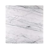 18 x 18 Inch Square Marble Cutting Board for Pastry, Dough, Chocolate and Cheese - Extra Large and Heavy 25 Pound Stone with Non Slip Rubber Feet