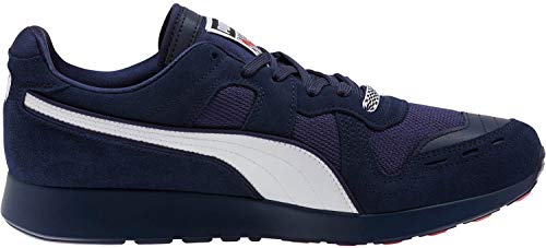 PUMA Puma Men's RS-100 Sneaker, Peacoat White, 4 M US