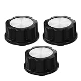CALLARON Set 3 Pezzi Manopole Nere Compatibili e Facili da Usare in Plastica per Forno e Friggitrice ad Aria per Pranzi in Famiglia e Feste