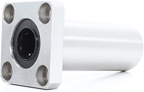 Roulement linéaire LMK8LUU et LMK12LUU long à bride carrée pour guidage d'imprimante 3D