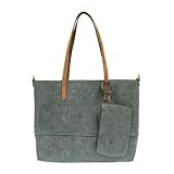 Joy Susan Women's Brushed 3in1 Tote Bucket Handbag