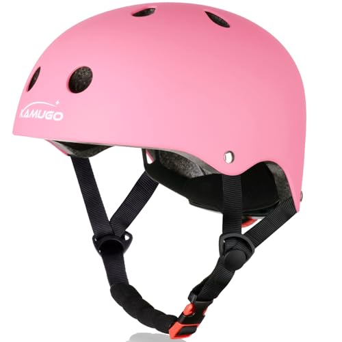 Image of KAMUGO Kids Adjustable Helmet, Suitable for Toddler Kids Ages 3-8 Boys Girls, Multi-Sport Safety Cycling Skating Scooter Helmet