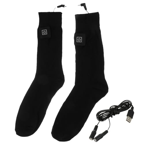TOYZFRIENDY Calcetines Calefactores Inteligentes de Algodón Doble Ajustables Calentadores para Invierno sin Batería Unisex para Exteriores y Diabetes