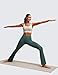 CRZ YOGA Butterluxe Womens U Back Sports Bra - Scoop Neck Padded Low Impact Yoga Clothes Workout Crop Top with Built in Pads Mojave Tan Large